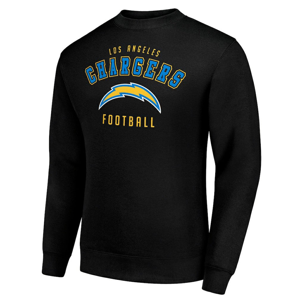 Los Angeles Chargers Starter Team Logo Pullover Sweatshirt - Black Pullover