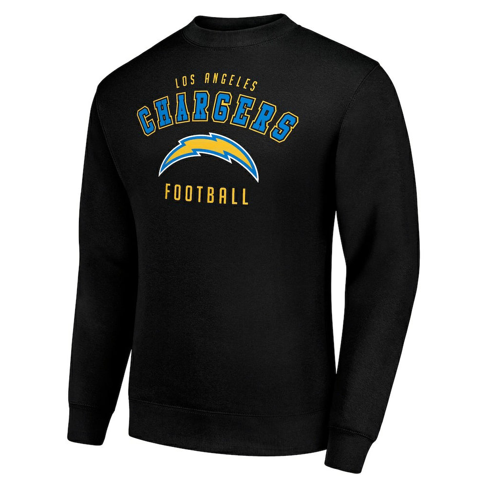 Los Angeles Chargers Starter Team Logo Pullover Sweatshirt - Black Pullover