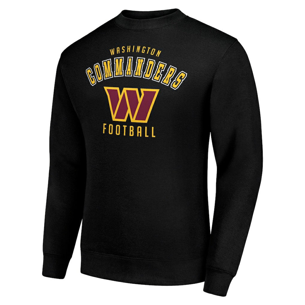 Washington Commanders Starter Team Logo Pullover Sweatshirt - Black Pullover