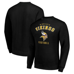 Minnesota Vikings Starter Team Logo Pullover Sweatshirt - Black Pullover