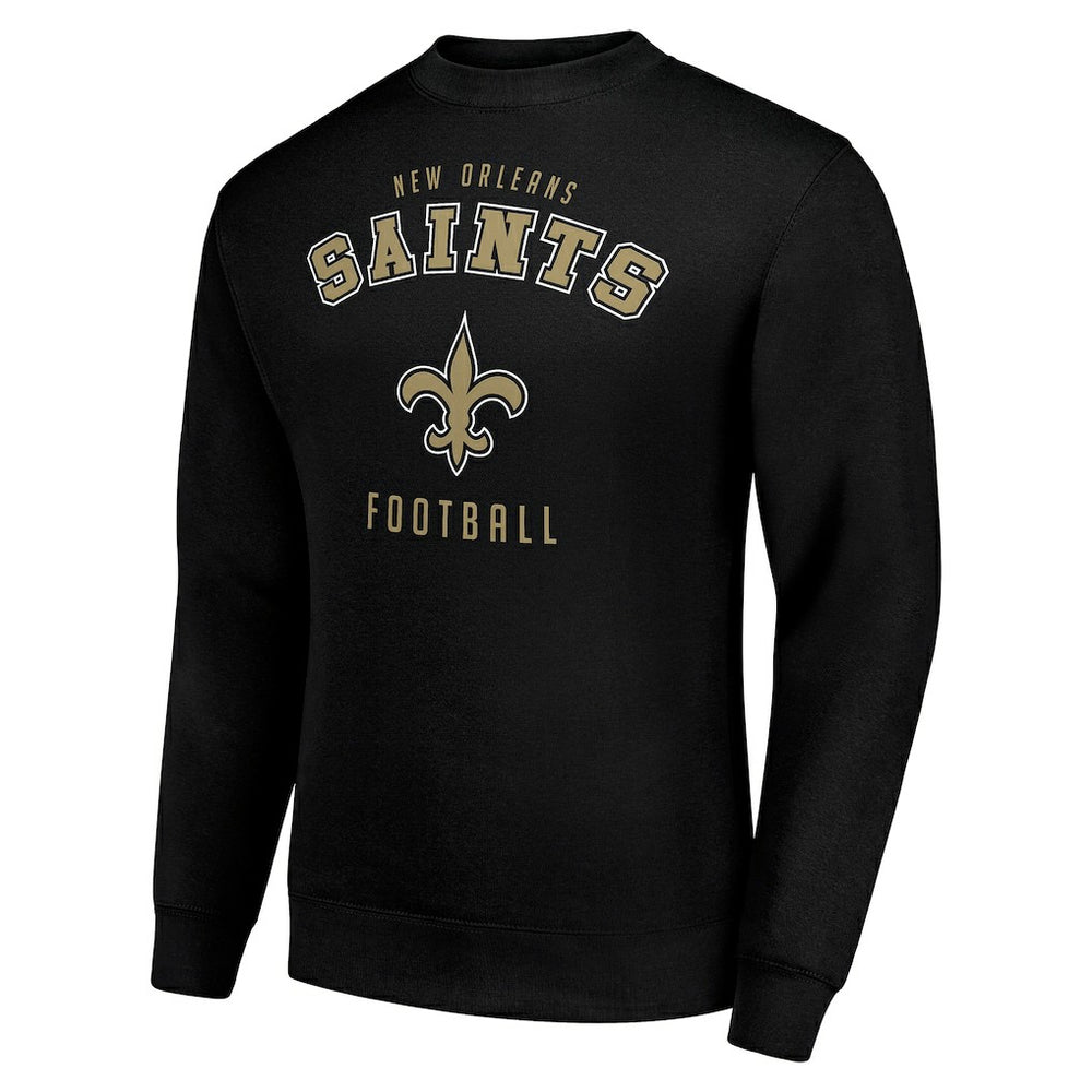 New Orleans Saints Starter Team Logo Pullover Sweatshirt - Black Pullover