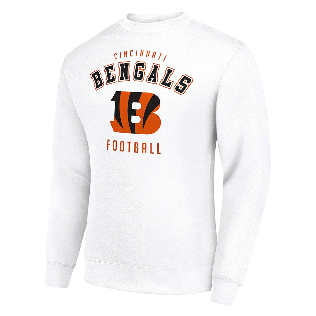 Cincinnati Bengals Starter Team Logo Pullover Sweatshirt - White Pullover