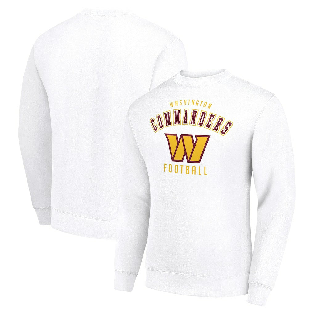 Washington Commanders Starter Team Logo Pullover Sweatshirt - White Pullover