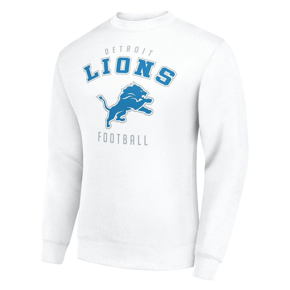 Detroit Lions Starter Team Logo Pullover Sweatshirt - White Pullover