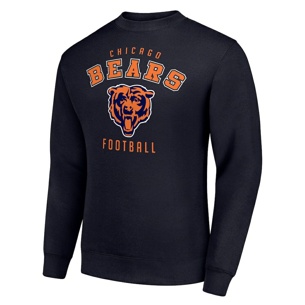 Chicago Bears Starter Team Logo Pullover Sweatshirt - Navy Pullover