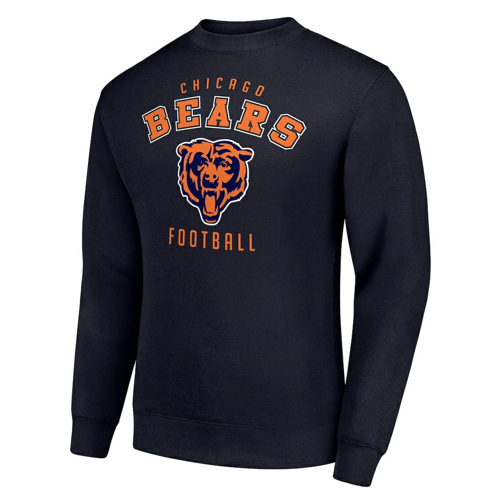 Chicago Bears Starter Team Logo Pullover Sweatshirt - Navy Pullover