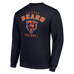Chicago Bears Starter Team Logo Pullover Sweatshirt - Navy Pullover