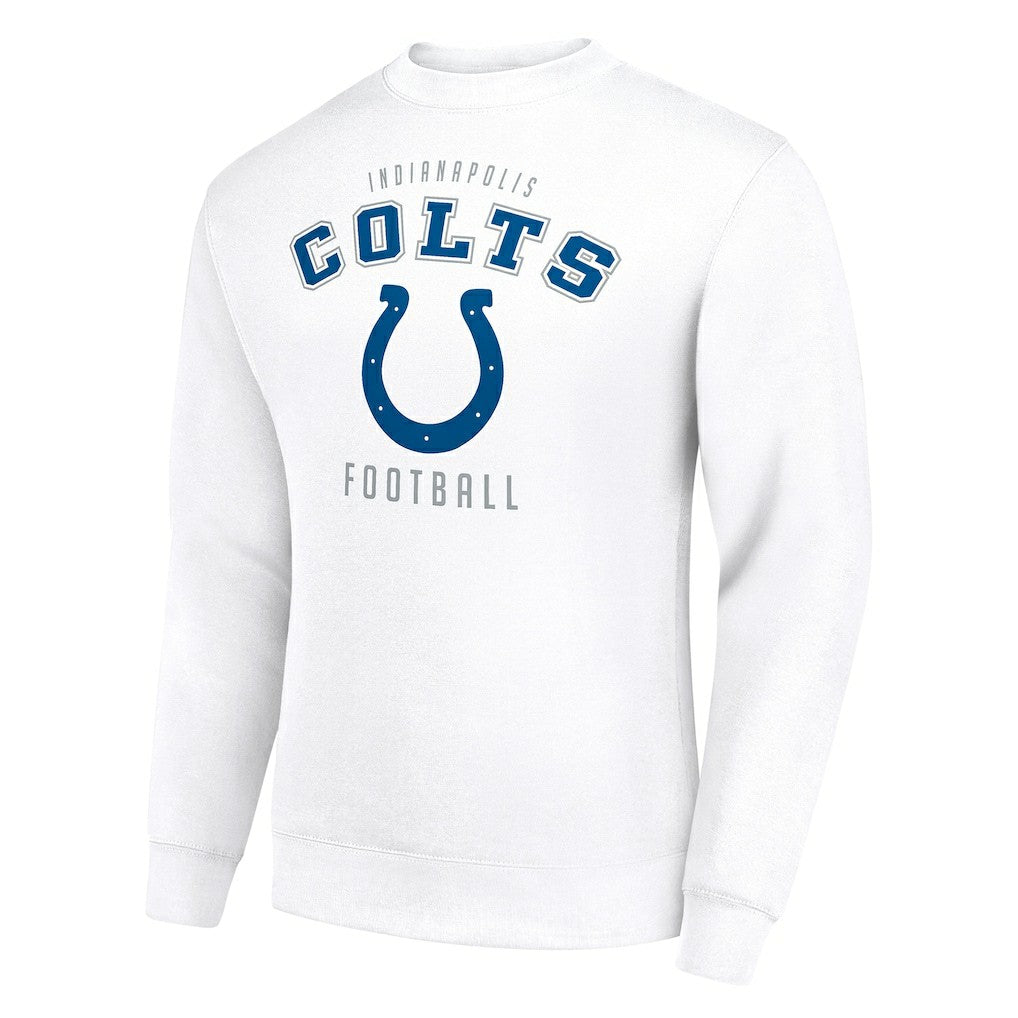 Indianapolis Colts Starter Team Logo Pullover Sweatshirt - White Pullover