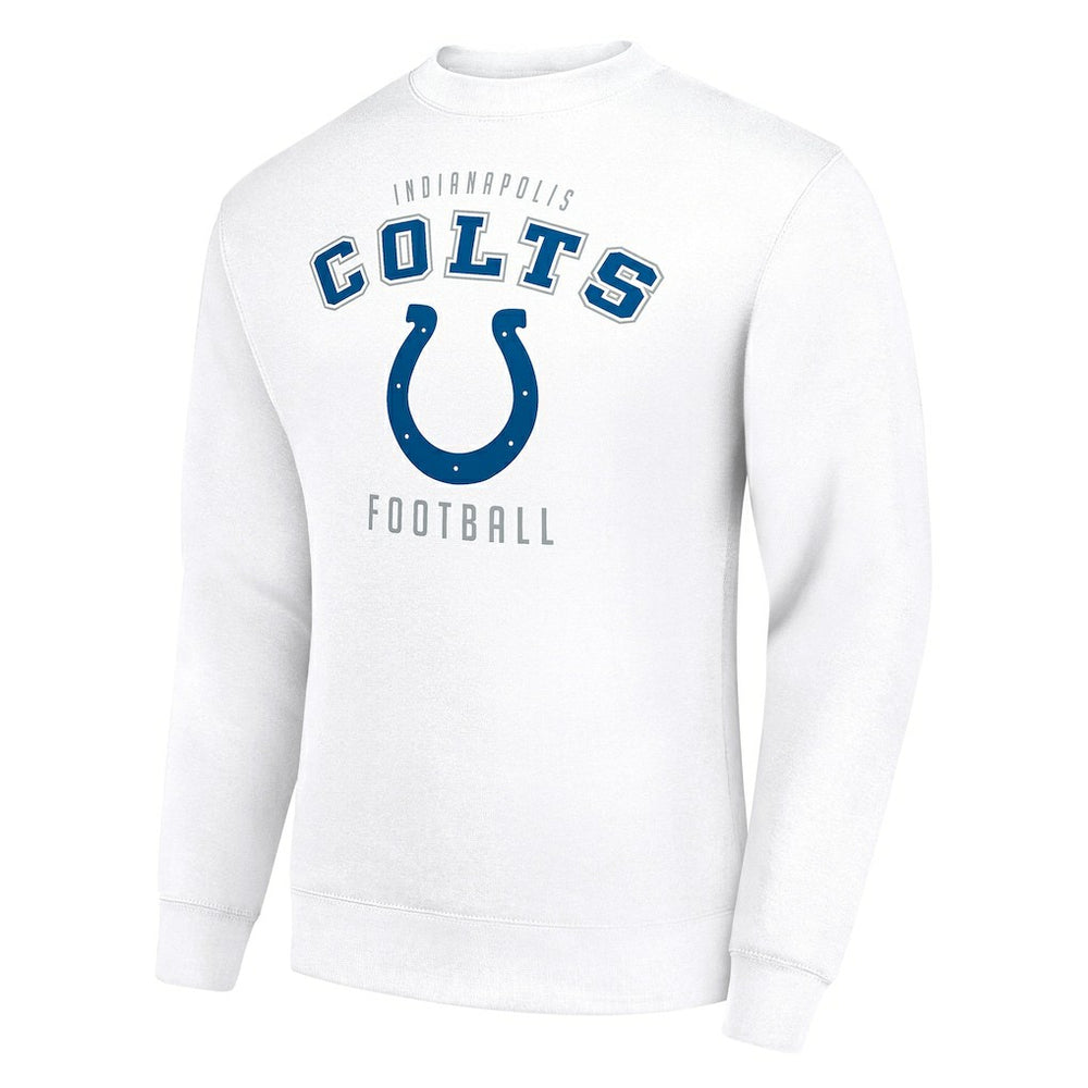 Indianapolis Colts Starter Team Logo Pullover Sweatshirt - White Pullover