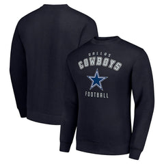 Dallas Cowboys Starter Team Logo Pullover Sweatshirt - Navy Pullover