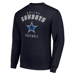 Dallas Cowboys Starter Team Logo Pullover Sweatshirt - Navy Pullover
