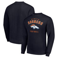Denver Broncos Starter Team Logo Pullover Sweatshirt - Navy Pullover