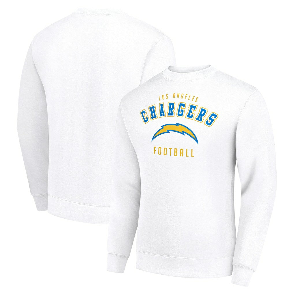 Los Angeles Chargers Starter Team Logo Pullover Sweatshirt - White Pullover