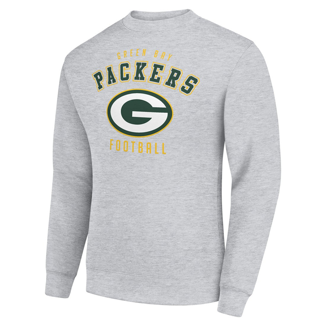 Green Bay Packers Starter Team Logo Pullover Sweatshirt - Heather Gray Pullover