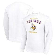 Minnesota Vikings Starter Team Logo Pullover Sweatshirt - White Pullover