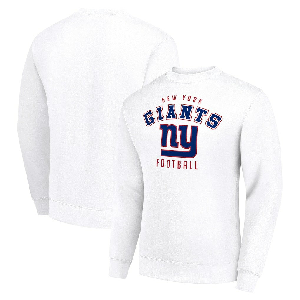 New York Giants Starter Team Logo Pullover Sweatshirt - White Pullover
