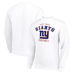 New York Giants Starter Team Logo Pullover Sweatshirt - White Pullover