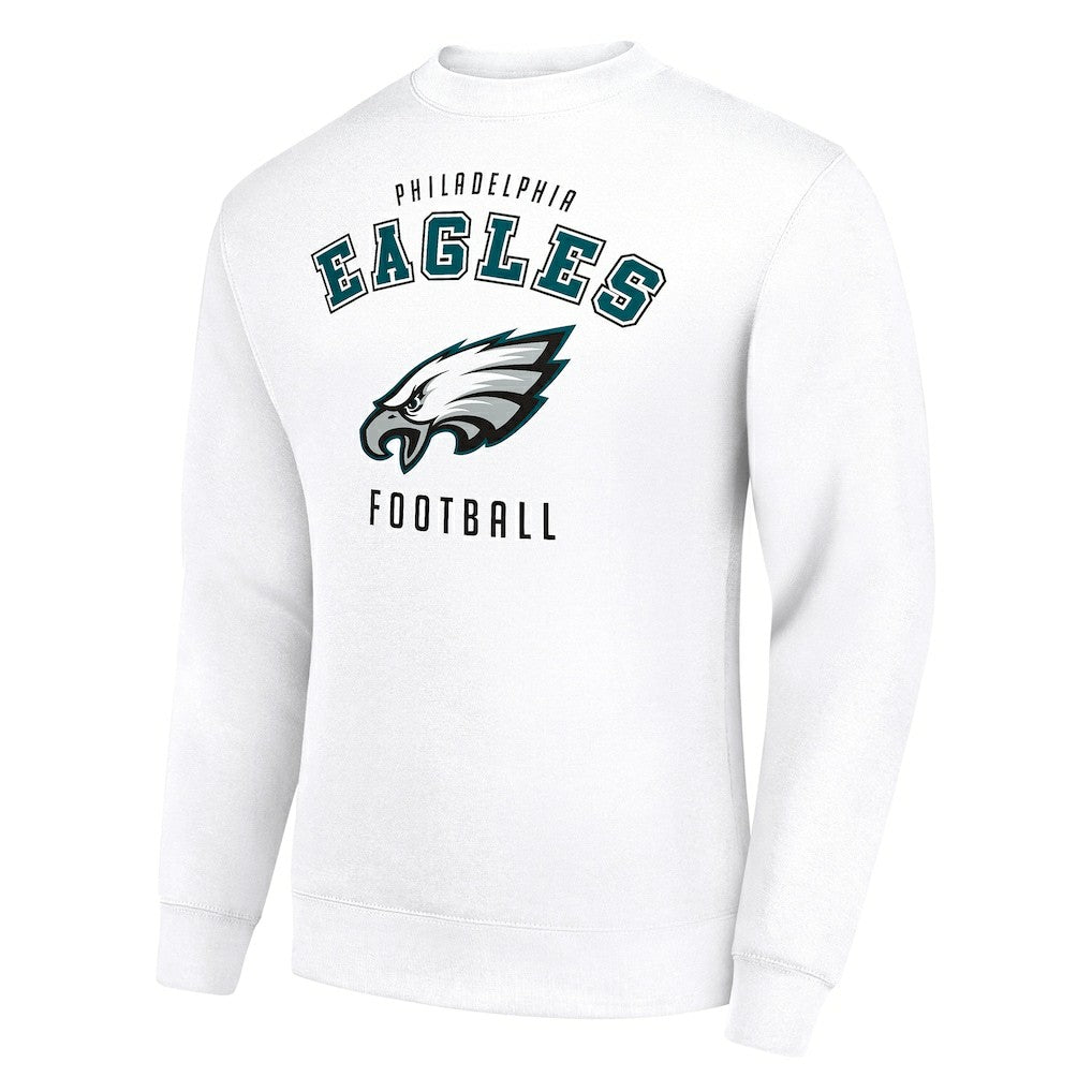 Philadelphia Eagles Starter Team Logo Pullover Sweatshirt - White Pullover
