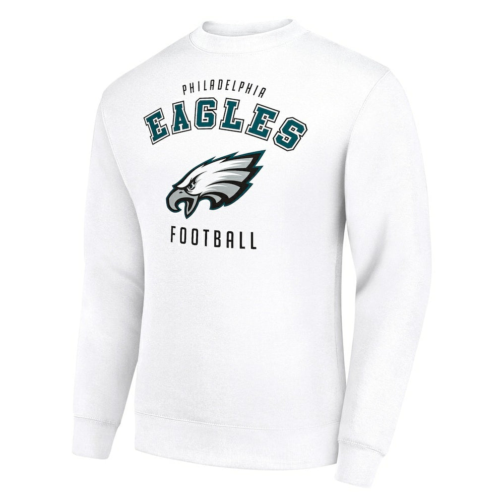 Philadelphia Eagles Starter Team Logo Pullover Sweatshirt - White Pullover