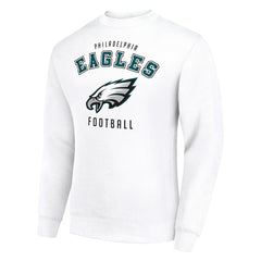 Philadelphia Eagles Starter Team Logo Pullover Sweatshirt - White Pullover