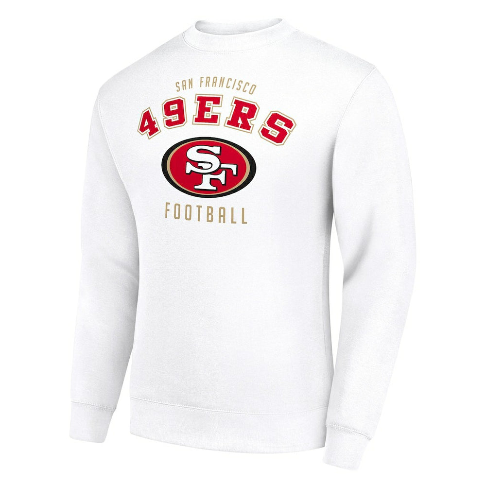 San Francisco 49ers Starter Team Logo Pullover Sweatshirt - White Pullover