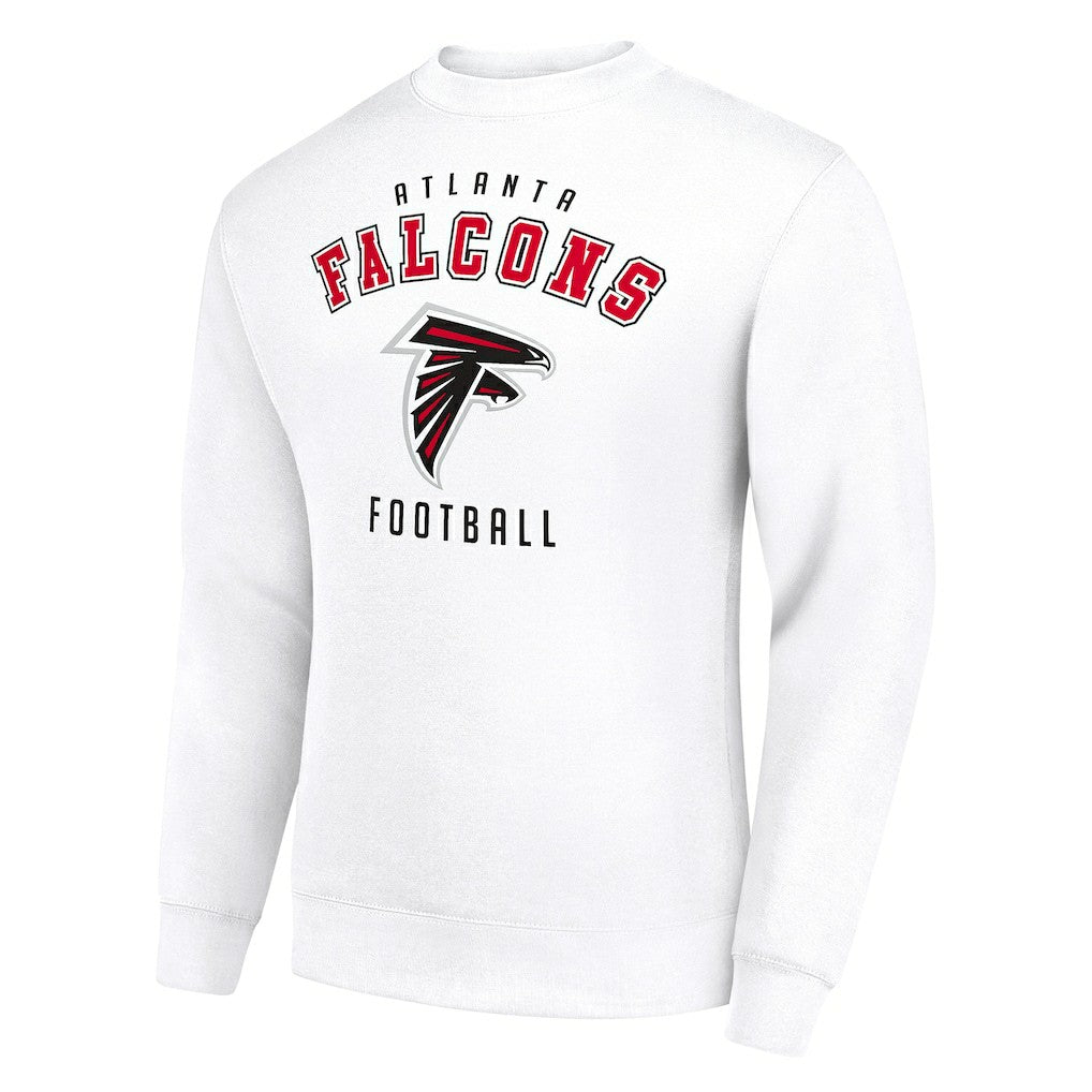 Atlanta Falcons Starter Team Logo Pullover Sweatshirt - White Pullover