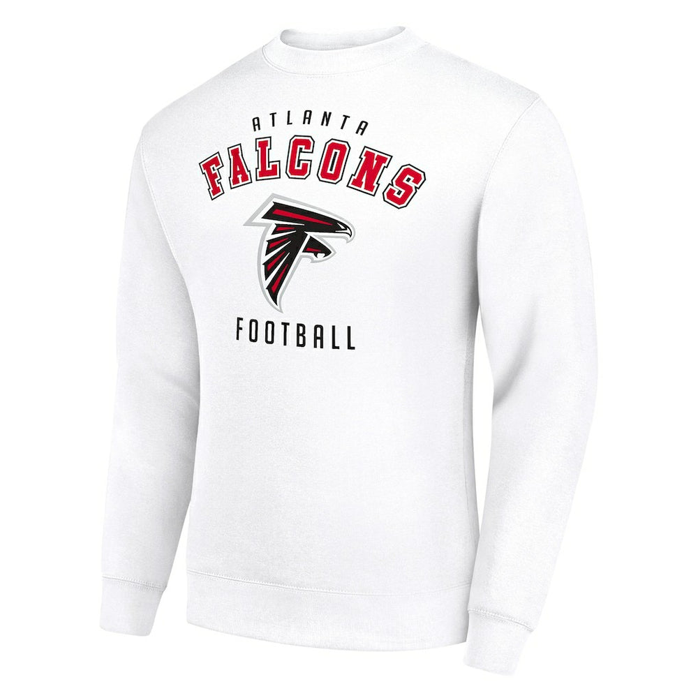 Atlanta Falcons Starter Team Logo Pullover Sweatshirt - White Pullover