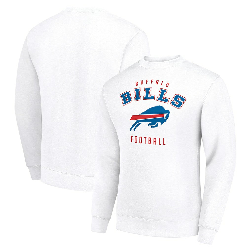 Buffalo Bills Starter Team Logo Pullover Sweatshirt - White Pullover