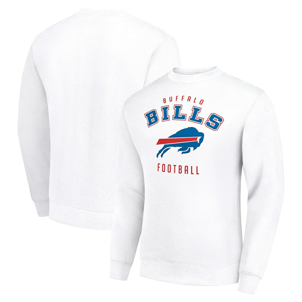 Buffalo Bills Starter Team Logo Pullover Sweatshirt - White Pullover