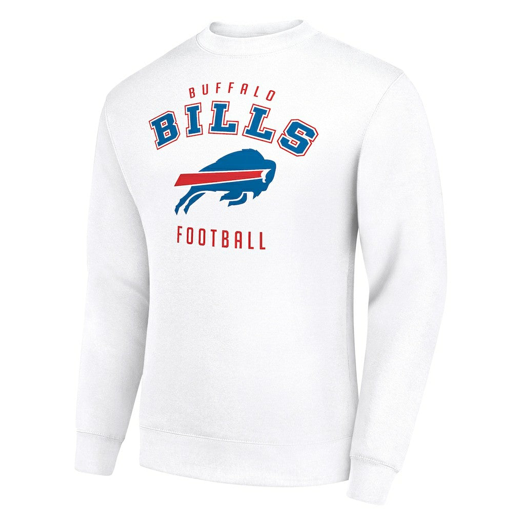 Buffalo Bills Starter Team Logo Pullover Sweatshirt - White Pullover