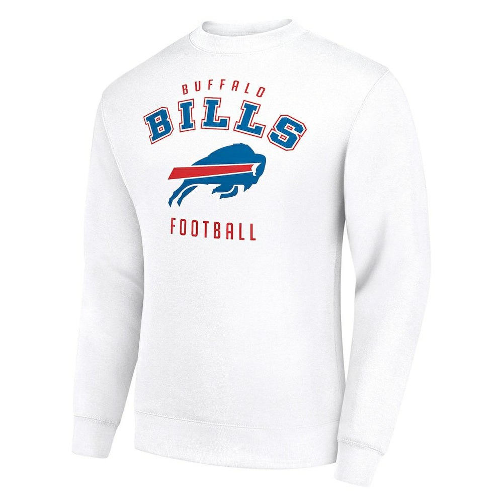 Buffalo Bills Starter Team Logo Pullover Sweatshirt - White Pullover