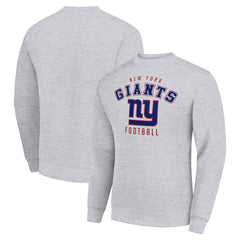 New York Giants Starter Team Logo Pullover Sweatshirt - Heather Gray Pullover