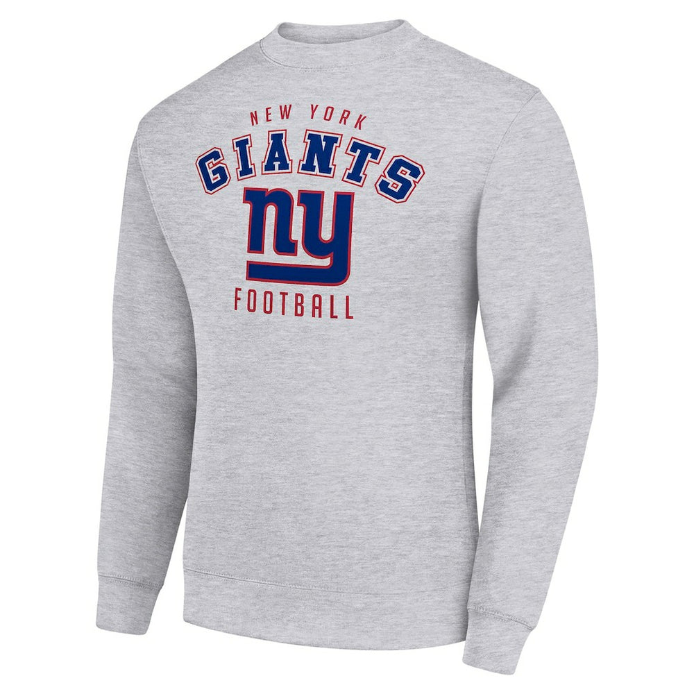 New York Giants Starter Team Logo Pullover Sweatshirt - Heather Gray Pullover