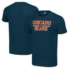 Chicago Bears Starter Team Mesh Print Graphic T-Shirt - Navy T-shirts