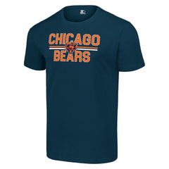 Chicago Bears Starter Team Mesh Print Graphic T-Shirt - Navy T-shirts