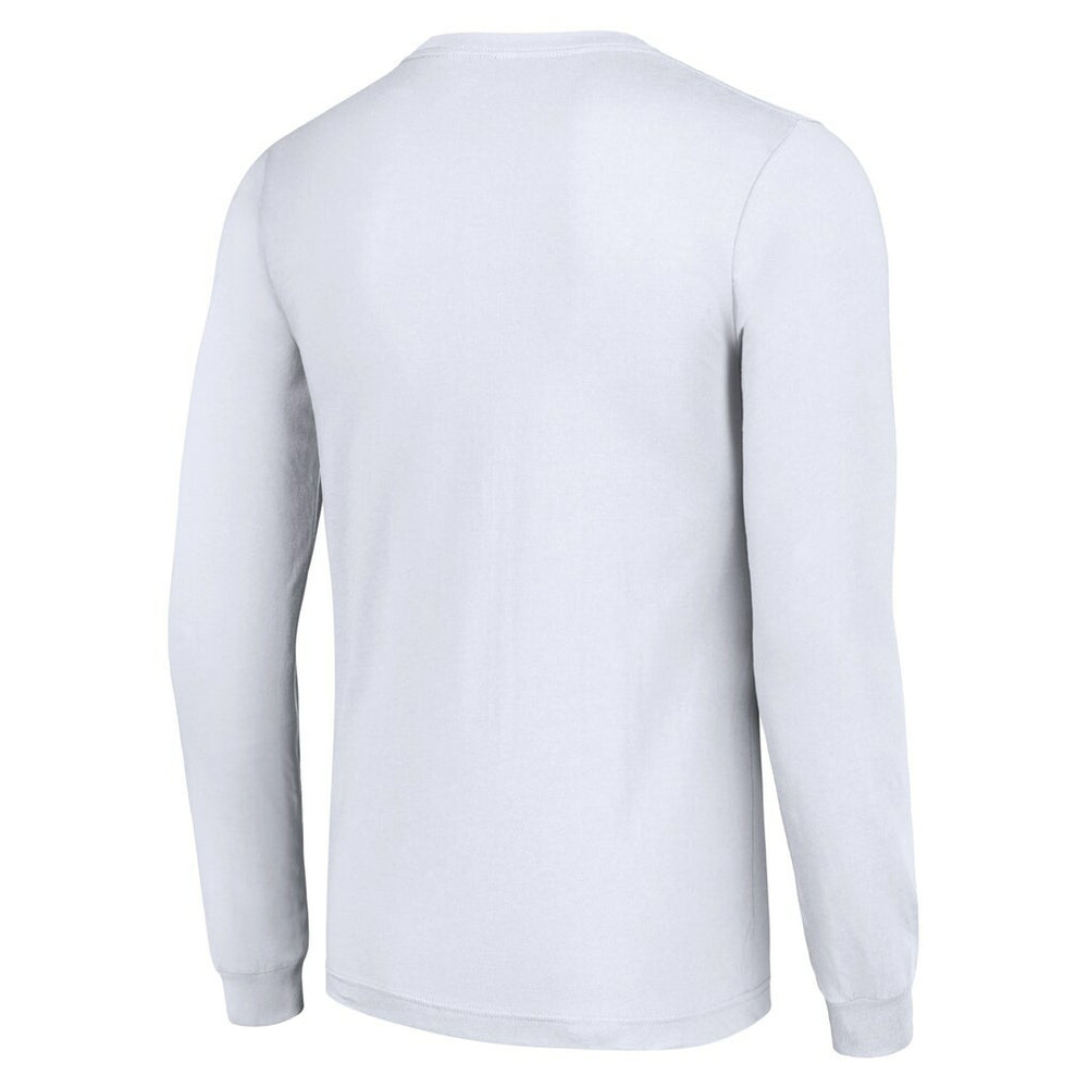 Kansas City Chiefs Starter Team Mesh Print Graphic Long Sleeve T-Shirt - White T-shirts