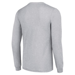 Green Bay Packers Starter Team Mesh Print Graphic Long Sleeve T-Shirt - Heather Gray T-shirts