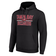 Tampa Bay Buccaneers Starter Unisex Team Mesh Print Graphic Tri-Blend Pullover Hoodie - Black Hoodies