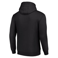 Tampa Bay Buccaneers Starter Unisex Team Mesh Print Graphic Tri-Blend Pullover Hoodie - Black Hoodies