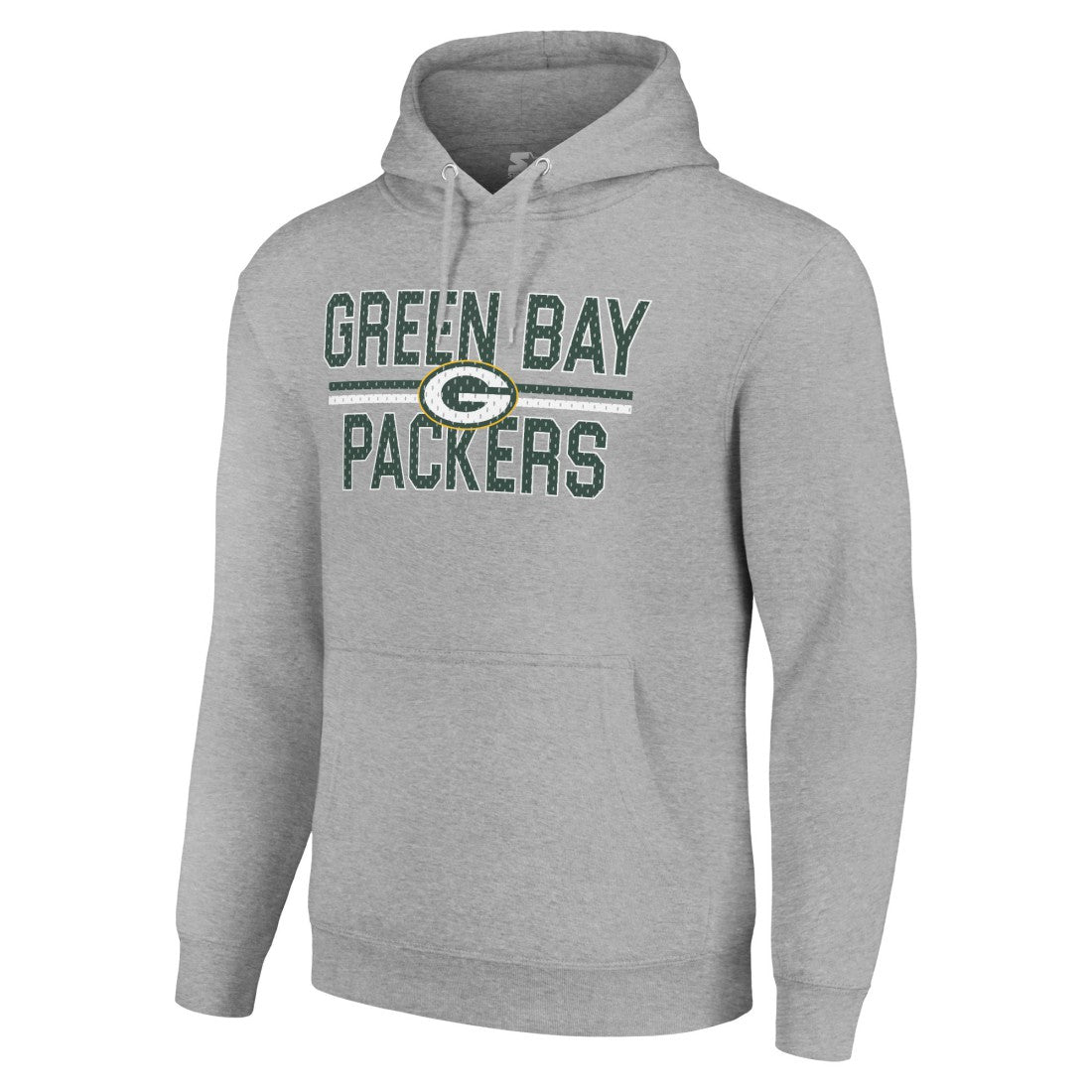 Green Bay Packers Starter Unisex Team Mesh Print Graphic Tri-Blend Pullover Hoodie - Heather Gray Hoodies