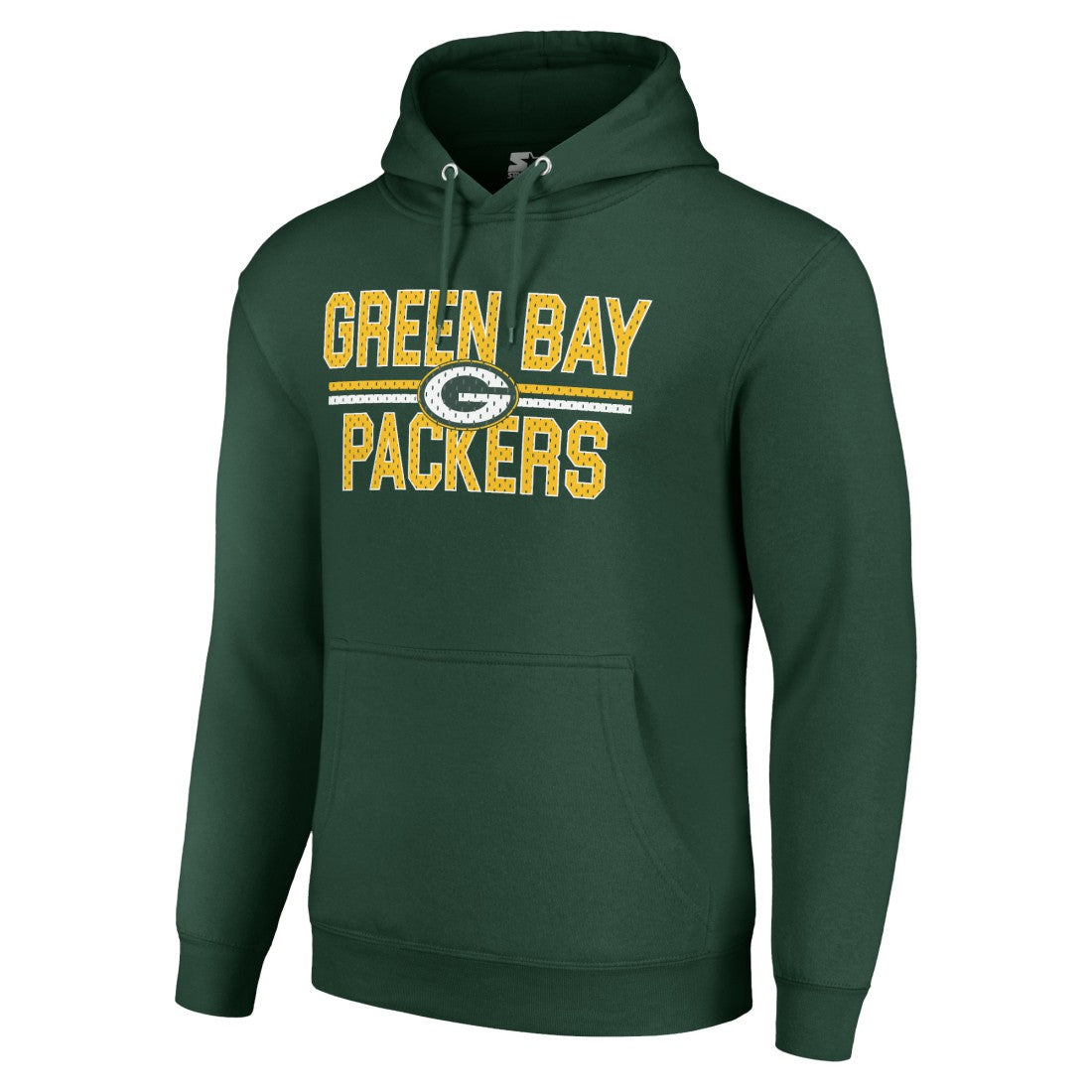 Green Bay Packers Starter Unisex Team Mesh Print Graphic Tri-Blend Pullover Hoodie - Green Hoodies