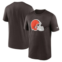 Cleveland Browns Primetime Legend Logo Performance T-Shirt - Brown T-shirts