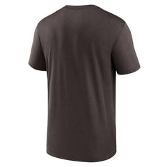 Cleveland Browns Primetime Legend Logo Performance T-Shirt - Brown T-shirts