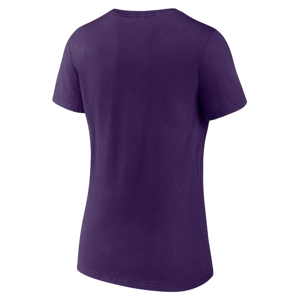 Baltimore Ravens Women's Victory Arch V-Neck T-Shirt - Purple T-shirts