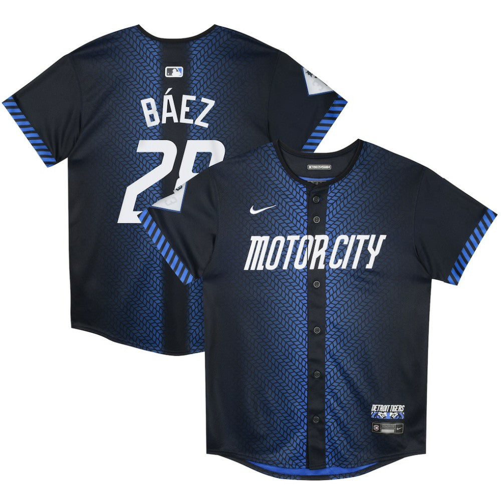 Javier Baez Detroit Tigers Nike Preschool 2024 City Connect Limited Jersey - Navy Jerseys