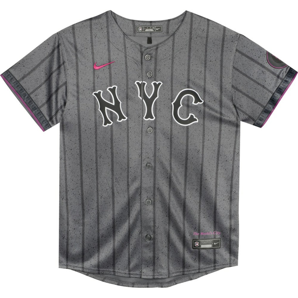Pete Alonso New York Mets Nike Preschool 2024 City Connect Limited Player Jersey - Graphite Jerseys