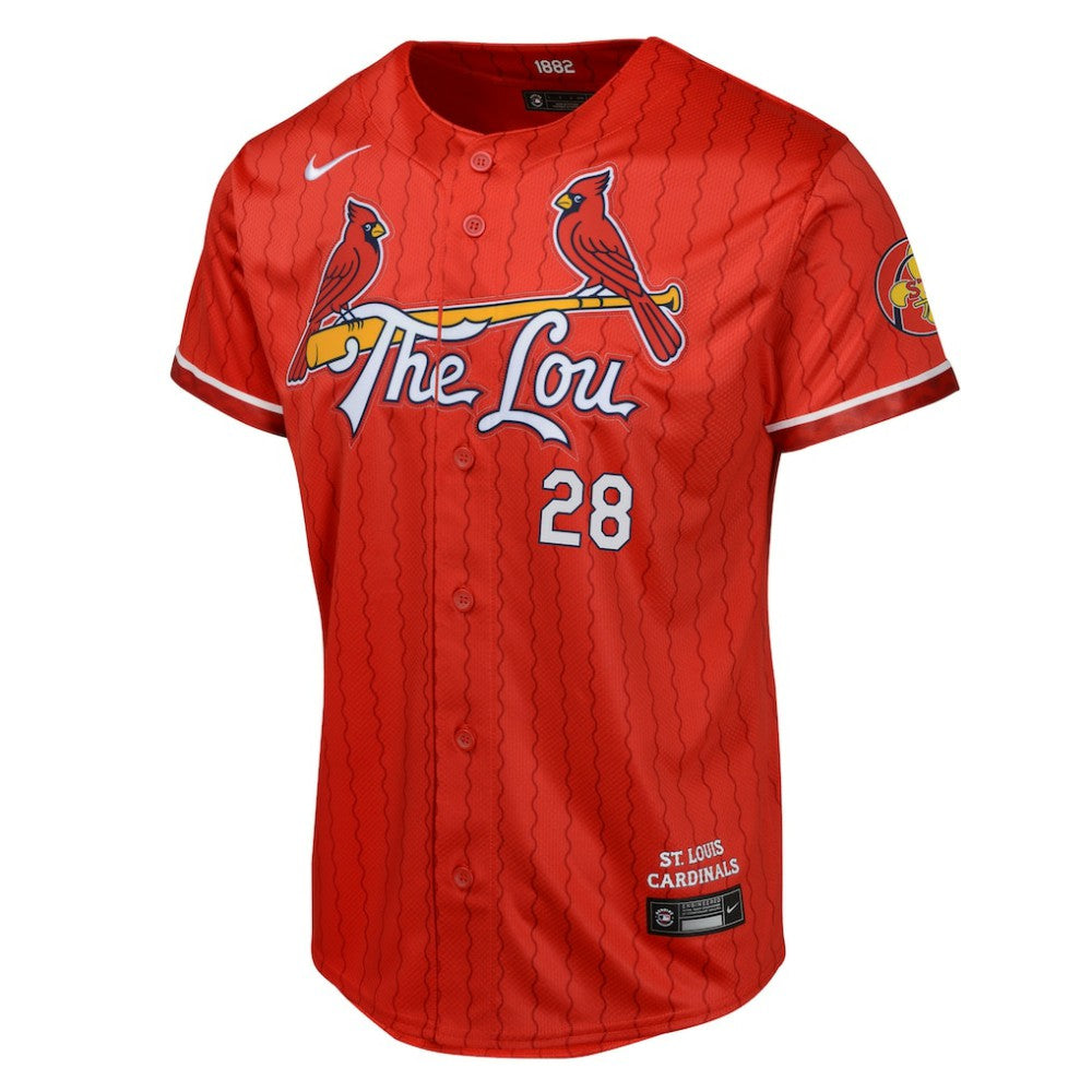 Nolan Arenado St. Louis Cardinals Nike Youth 2024 City Connect Limited Player Jersey - Red Jerseys