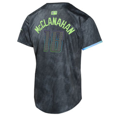 Shane McClanahan Tampa Bay Rays Nike Youth 2024 City Connect Limited Player Jersey - Charcoal Jerseys