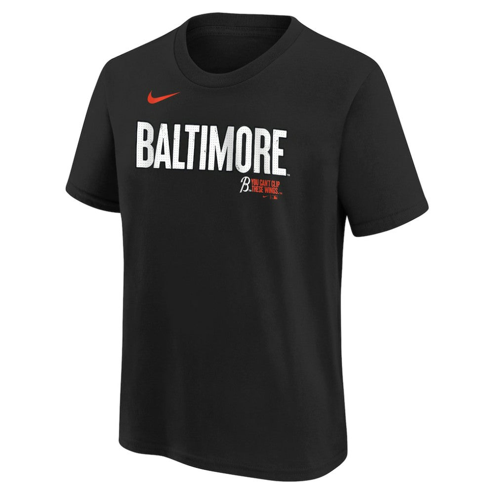 Adley Rutschman Baltimore Orioles Nike Youth Fuse City Connect Name & Number T-Shirt - Black T-shirts