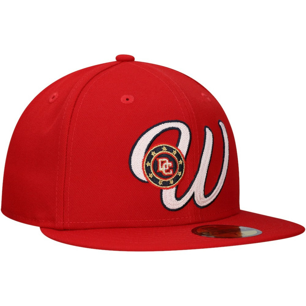 Washington Nationals New Era  Duo Logo 2.0 59FIFTY Fitted Hat - Red Hats